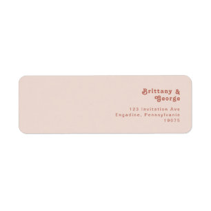 Eenvoudige retroflectraliebuizen   Blush roze reto Etiket