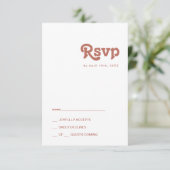 Eenvoudige retroflectraliebuizen | Blush roze RSVP (Staand voorkant)