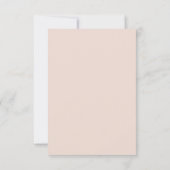 Eenvoudige retroflectraliebuizen | Blush roze RSVP (Achterkant)