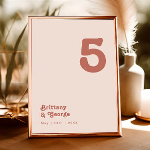 Eenvoudige retroflectraliebuizen   Blush roze tabe Kaart