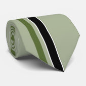 Eenvoudige Retrostrips Abstract art. 3 Stropdas (Opgerold)