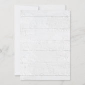 Eenvoudige robuuste herfstkrans uitnodiging (Achterkant)