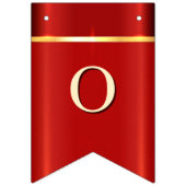 Eenvoudige rode vlag vlaggetjes (Tweede vlag)