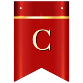 Eenvoudige rode vlag vlaggetjes (Eerste vlag)