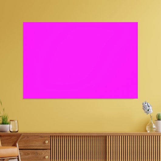 Eenvoudige roze canvas afdruk (Insitu (Woonkamer))