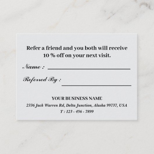 Eenvoudige roze Daisy Floral Professional Business Aanbevelingskaartje (Achterkant)