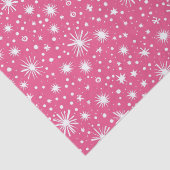 Eenvoudige roze kerst tissuepapier (Detail)