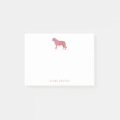 Eenvoudige roze tijgerkunst, speciaal ontworpen om post-it® notes (Voorkant)