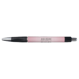 Eenvoudige roze verloop geometrische pen