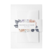 Eenvoudige rustieke bloemenbruiloft uitnodiging bu uitnodigingen wikkel (Voorkant Voorbeeld)