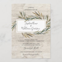 Eenvoudige rustieke bruiloft White Wood & Waterver