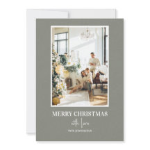 Eenvoudige Saliegroene Kerst Foto
