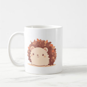 Eenvoudige Schattigee Charming Hedgehog Cartoon So Koffiemok