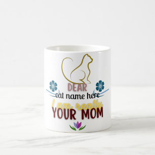 Eenvoudige Schattigee Kat Mam Moederdag cadeau Koffiemok