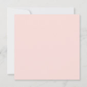 Eenvoudige Schattigee springlam roze & wit 1e verj Kaart (Achterkant)