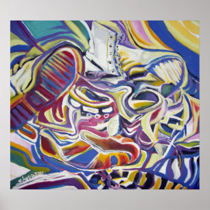 Eenvoudige schoenen poster