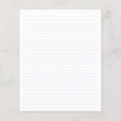 Eenvoudige schone minimalistische gestippelde lijn (Achterkant)