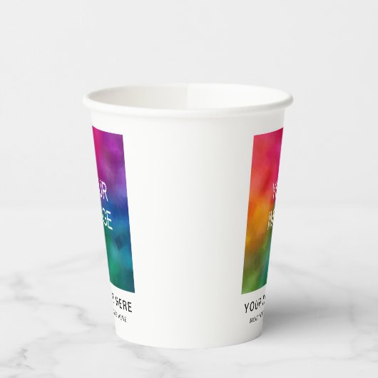 Eenvoudige Schone Stijlvolle Schattigee Papercup Papieren Bekers (Links)