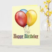 Eenvoudige schoonheid - Birthday-kaart Kaart (Gele Bloem)