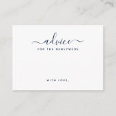 Eenvoudige Script Advice-kaarten Informatiekaartje (Voorkant)