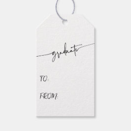 Eenvoudige SCRIPT Afstuderen CadeauLabels