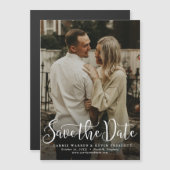 Eenvoudige scriptfoto sla de datum op magnetische uitnodiging (Voorkant / Achterkant)