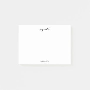 Eenvoudige scriptnaam Post-it notities Post-it® Notes