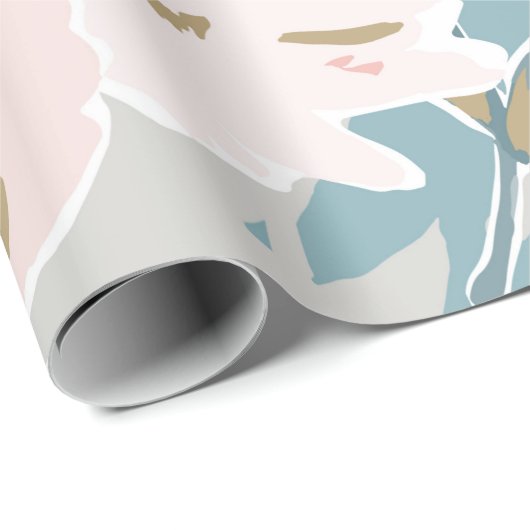 Eenvoudige seamless pattern of hand drawn gouache  cadeaupapier (Rol Hoek)