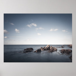 Eenvoudige Seascape Poster