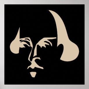 Eenvoudige Shakespeare Poster