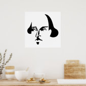 Eenvoudige Shakespeare Poster (Keuken)