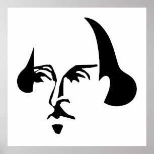 Eenvoudige Shakespeare Poster