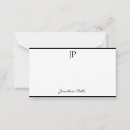 Eenvoudige Sjabloon handschriftafbeeldingsmonogram