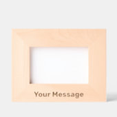 Eenvoudige Sjabloon Uw berichttekst toevoegen Gegraveerde Lijstjes (Voorkant)