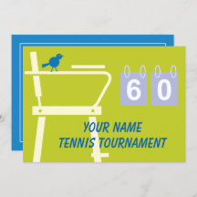 Eenvoudige sjabloon voor tennistoernooi