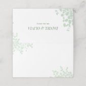 Eenvoudige sleuf voor groene eucalyptus (Buitenkant ongevouwen)