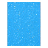 Eenvoudige sneeuw en sterren op LICHTE BLAUW of in Tafelkleed (Voorkant)