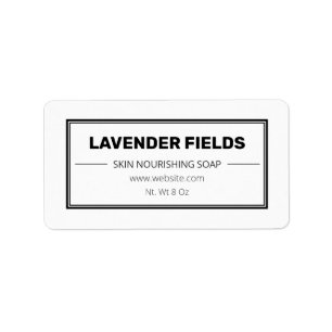 Eenvoudige soap Bar voor kleine bedrijven — Produc Etiket