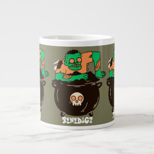 Eenvoudige Spooky Halloween Familie Ghouls Zombie Extra Grote Beker
