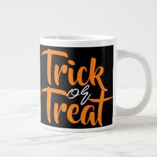 Eenvoudige Spooky Trick or treat Halloween Familie Extra Grote Beker