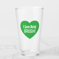 Eenvoudige St. Patrick's Day Green I Love Being Ir