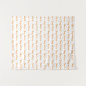 Eenvoudige stap en herhaal aangepaste banner voor  wandkleed (Voorkant (horizontaal))