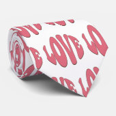 Eenvoudige, stedelijke, moderne, koele design Love Stropdas (Opgerold)