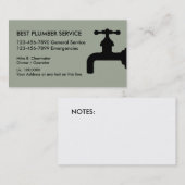 Eenvoudige stekker visitekaartje (Voorkant / Achterkant)