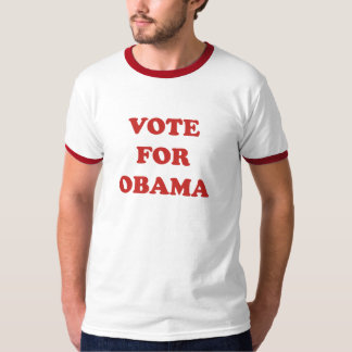 Eenvoudige stem voor Obama T-shirt