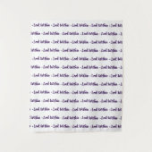 Eenvoudige Step and Repeat-Uitzicht Binnen Custom  Wandkleed (Voorkant)