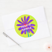 Eenvoudige sticker behouden (Envelop)