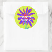 Eenvoudige sticker behouden (Tas)