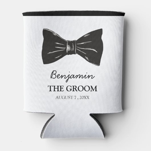 Eenvoudige  stijl aangepaste bruidebruideweddensch blikjeskoeler (Voorkant)