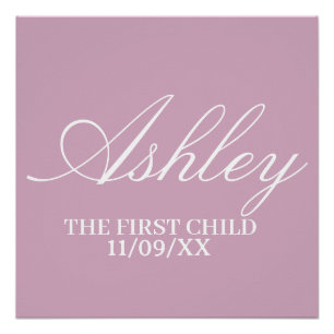 EENVOUDIGE STIJLVOLE MODERNE ELEGANTE FAMILIE BABY PERFECT POSTER